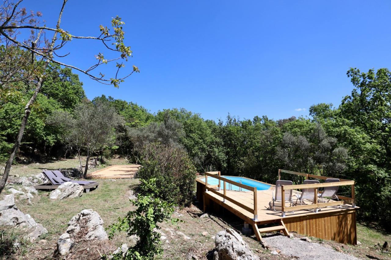 Le Mas Des Rouquets - Avec Piscine Et Jardin Anduze Buitenkant foto